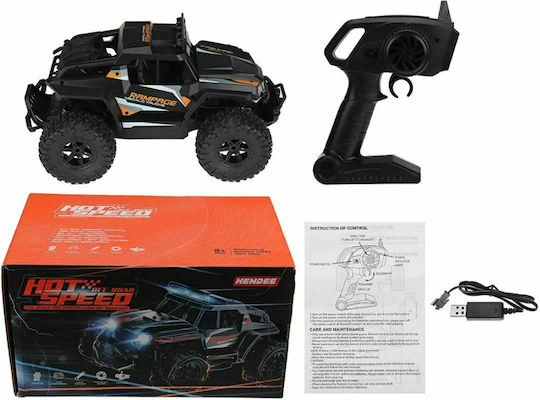 Hendee K14 Remote Controlled Car Monster Truck 4WD Black