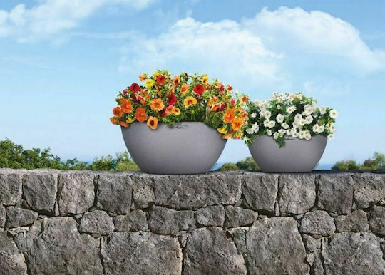 Lechuza Cubeto Stone Self-watering Pot Plastic 30x30x13.5cm.