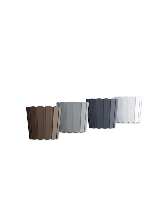 Prosperplast Boardee Basic Planter Pot Plastic 28.5x28.5x25.6cm.