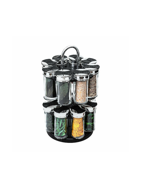 Estia Glass Tabletop Rotating Spice Rack