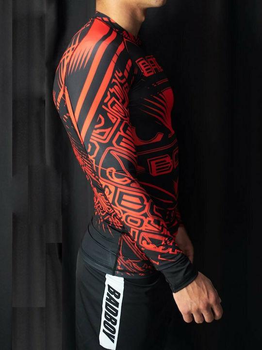 Bad Boy Accelerate Ανδρική Μακρυμάνικη Μπλούζα BBRS162 για Jiu-Jitsu Κόκκινη