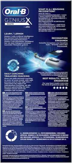 Oral-B Genius X Periuță de dinți electrică cu cronometru și senzor de presiune