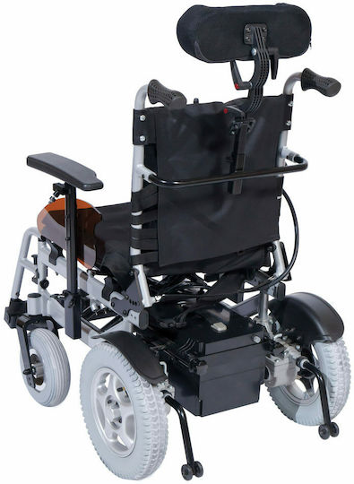 Mobiak Titan Electric Wheelchair Folding 44cm 0811317 Silver