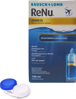 Bausch & Lomb ReNu Advanced Safe On Board Contact Lens Solution 100ml