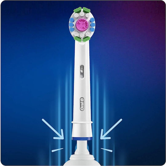 Oral-B 3D White CleanMaximiser Electric Toothbrush Replacement Heads CleanMaximiser 446788 4pcs