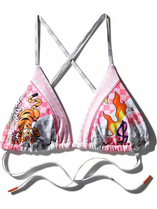 Bikini Set Triangle With Removable Padding & Pink Brazil