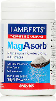 Lamberts MagAsorb Magnesium Powder 375mg 165gr