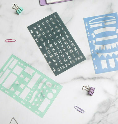 Filofax Stencil Letters