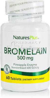 Nature's Plus Digestive Support Bromelain 500mg 60 ταμπλέτες