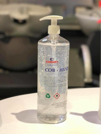 Cobart Chemicals Cob Hand Gel Antiseptic with Pump 1000ml Natural
