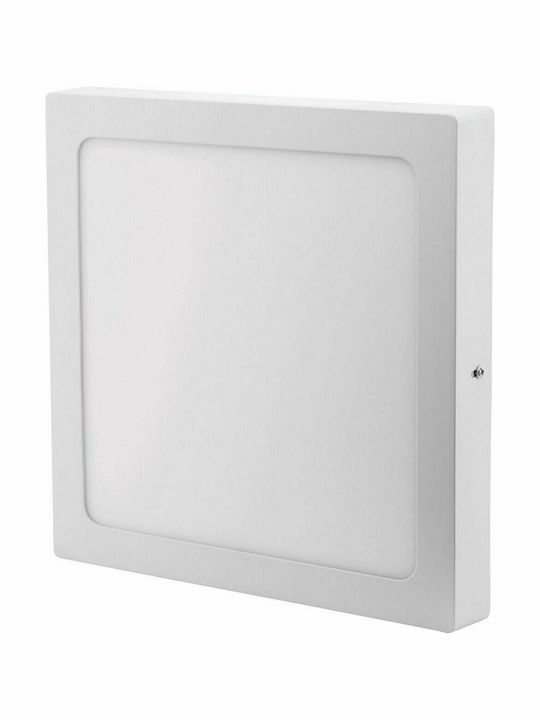 Avide ACSMNW-S-24W-ALU Platz Draußen LED Panel 24W mit Natürliches Weiß Licht 4000K