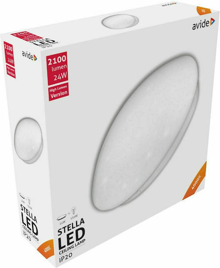 Avide ACLO38NW-24W-HL-ST Deckenleuchte 38cm LED Avide ACLO38NW-24W-HL-ST Deckenleuchte 38cm LED