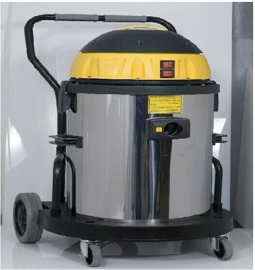 Soteco Speedy 429Μ Σκούπα Υγρών / Στερεών 2800W με Ανοξείδωτο Κάδο 62lt