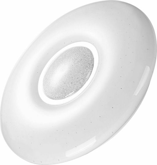 Avide ACLO38CW-24W-APO Πλαφονιέρα Οροφής 41εκ. Λευκή με Ενσωματωμένο LED