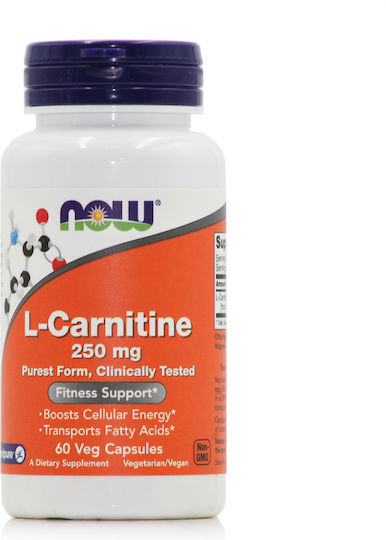 Now Foods L-Carnitine 250mg 60 veg. caps