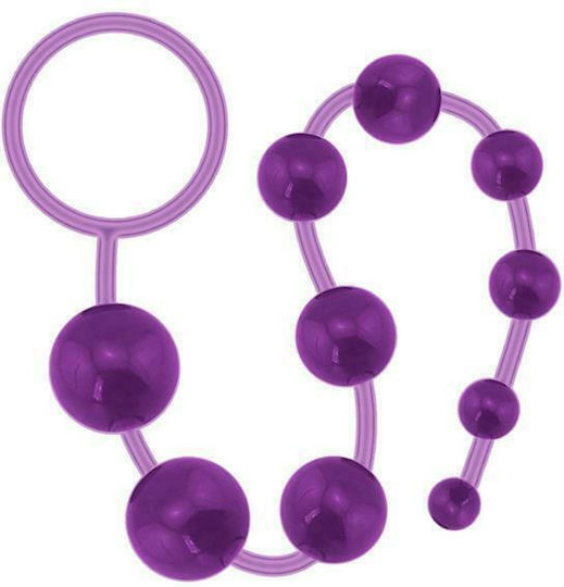 LateToBed G. Flex Anal Beads Purple