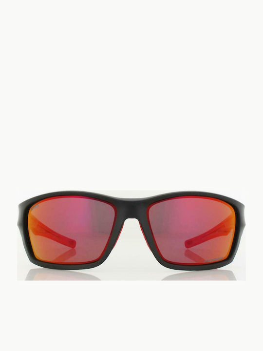 Uvex Sportstyle 232 P Unisex Sunglasses with Black Plastic Frame and Red Polarized Lens S5330022330
