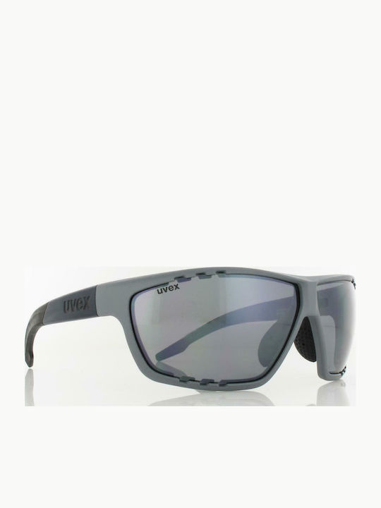 Uvex Sportstyle 706 Men's Sunglasses with Gray Plastic Frame and Gray Lens S5320065416