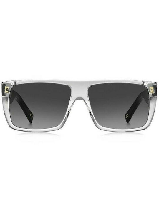 Marc Jacobs Icon Men's Sunglasses with Transparent Plastic Frame and Black Gradient Lens Marc 096/S MNG/9O