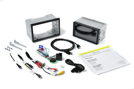 Pioneer Car Audio System 2DIN (Bluetooth/USB/AUX/WiFi/GPS/Apple-Carplay/Android-Auto) with Touch Screen 6.8"
