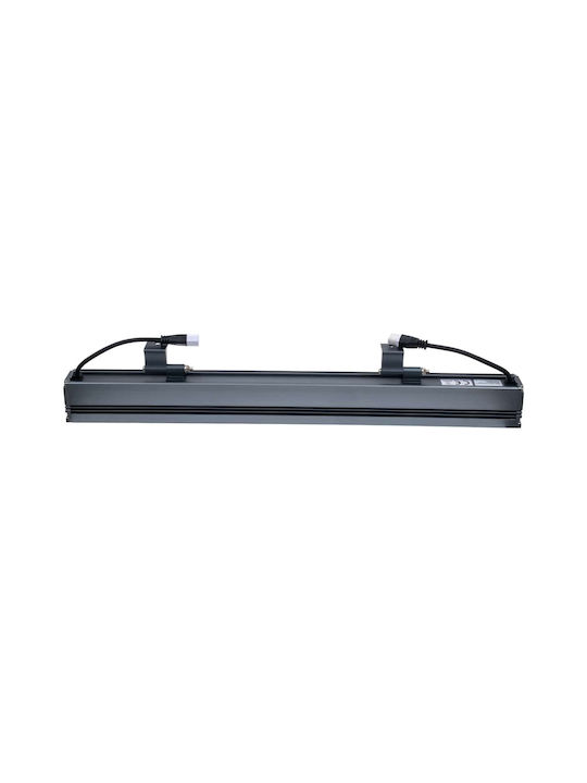 GloboStar GloboStar Außenstehlampe LED Wall Washer 9W mit Blauem Licht IP65 Grau