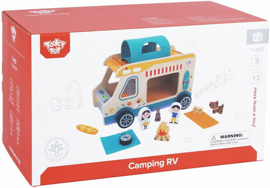 Tooky Toys Rulotă Mașinuță Pentru 3+ Ani