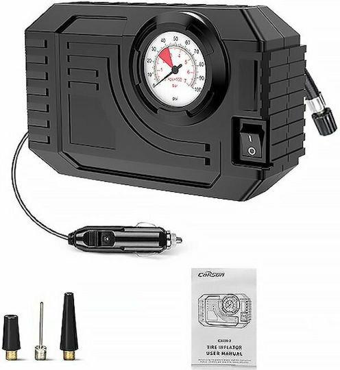 Carsun Car Tire Pump 150PSI with Cable 12V