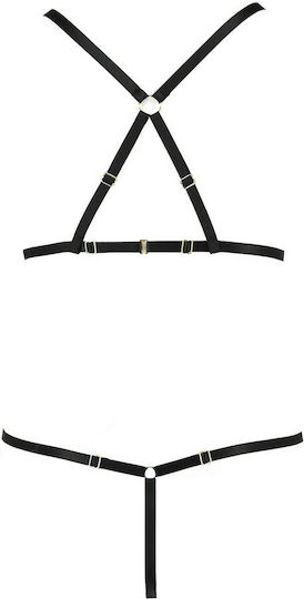 Passion Devil Collection Armanda Set Sexy Σετ Εσωρούχων Black 2τμχ