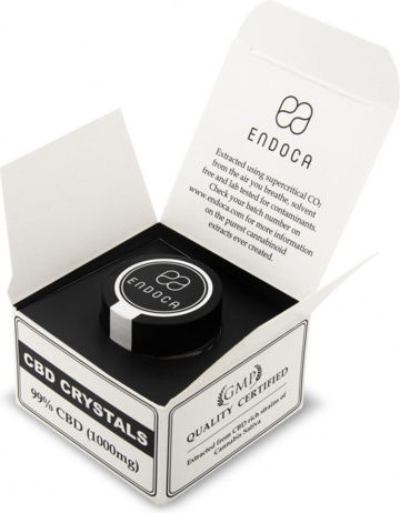 Endoca Cristal Produse din cânepă (CBD) 500mg cu 99% CBD 0.5gr