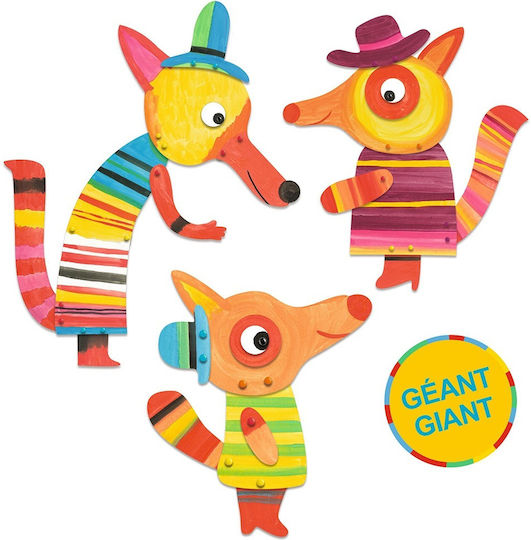 Djeco Painting Fox Family for Children 3+ Years