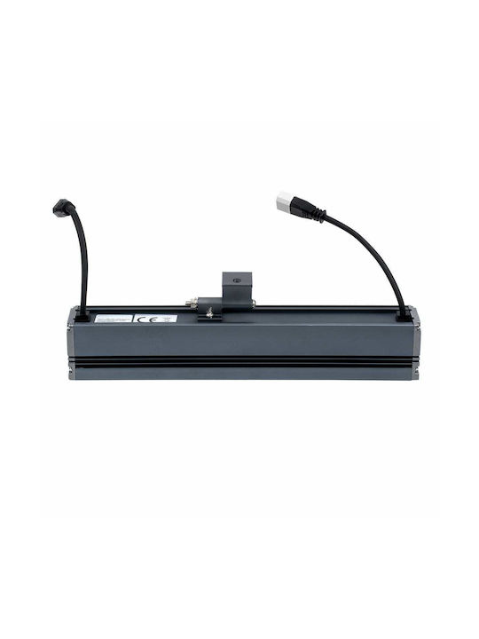 GloboStar Außenstehlampe LED Wall Washer 6W mit Kaltweißem Licht IP65 Grau