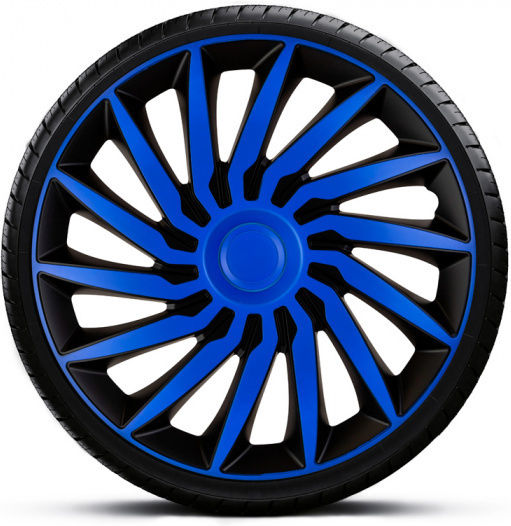 Autostyle Σετ Τάσια Αυτοκινήτου Kendo 4τμχ 15" Μαύρο/Μπλε