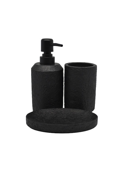 Ankor Ceramic Soap Dish Countertop Black