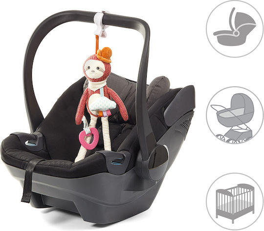 Babyono Jucărie Suspendată Auto Cu Teether Ursuleț Leon Pentru Nou-Născuți