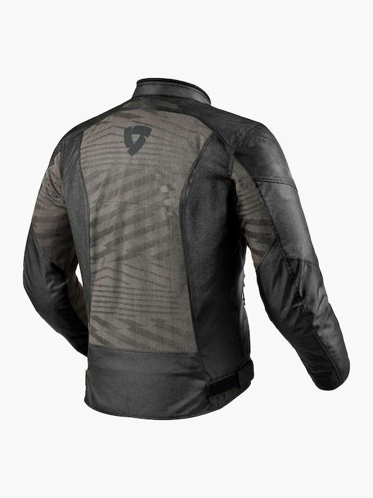 Rev'IT Torque 2 H2O Sommer Herren Motorradjacke Wasserdicht Black/Anthracite