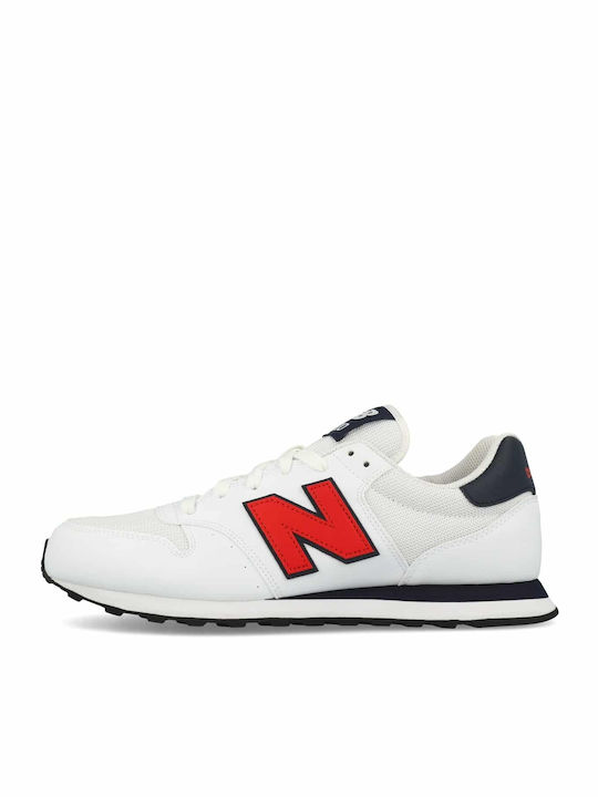 500 Ανδρικά Sneakers Λευκά