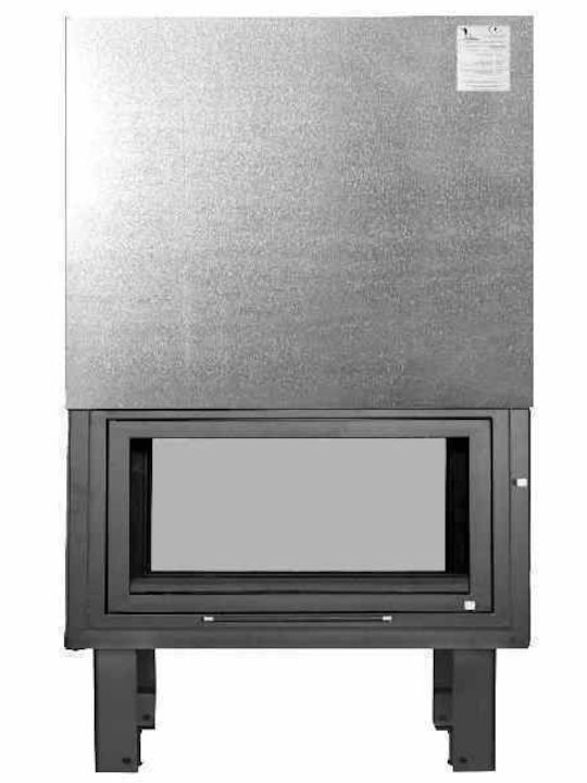 CHytiria Misailidi Eco T-75 Wood Fireplace Insert with See-Through Window 13.5kW