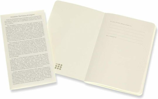 Moleskine Set 2 Carnete Cu dungi Verde