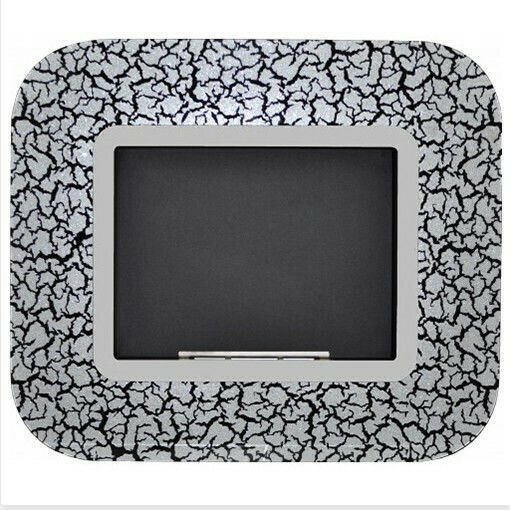 EcoHot Bio Silver Wandmontiert Bioethanol Kamine Innenbereich Silber 92x15.5x80cm