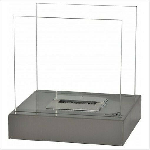 EcoHot Bio Luna 30-1 Επιτραπέζιο Τζάκι Βιοαιθανόλης Εσωτερικού Χώρου Κόκκινο 30x30x34cm