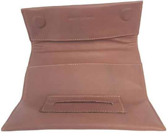 Mario Rossi Tobacco Pouch 12544 With Magnetic Clasp 16x8cm Brown