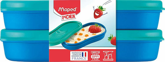 Maped Plastik Kinder Lunchset Blau 15 x 7 x 2.5Stück