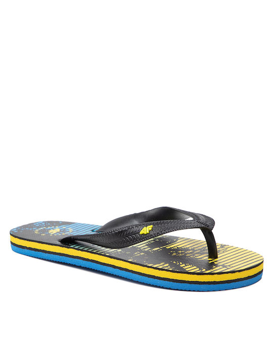 4F Kids' Flip Flops Black