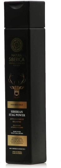 Natura Siberica Men Anti-Dandruff Stag Power Shampoos against Dandruff for All Hair Types 250ml