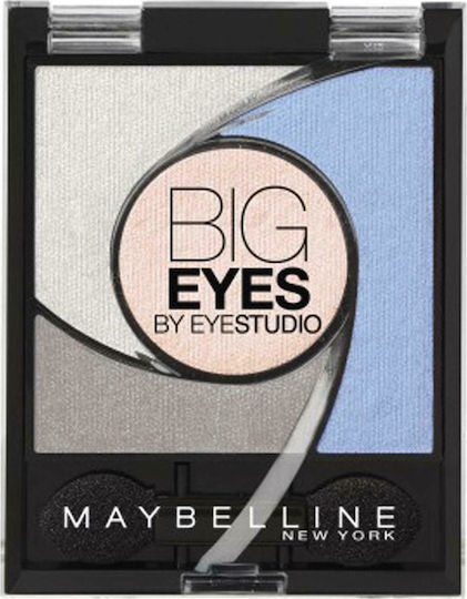 Maybelline Big Eyes Eye Shadow Palette in Solid Form 04 Luminous Blue 5.37gr