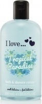 I Love Cosmetics I Love Cosmetics Bath Shower Cream Tropical Paradise Creamy Bubble Bath and Scent Tropical Fruits 500ml