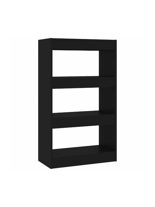 Shelving Unit Floor Black 60x30x103cm