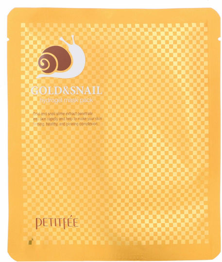 Petitfee Gold Snail Hydrogel Gesichts- & Augenmasken 5 Stück
