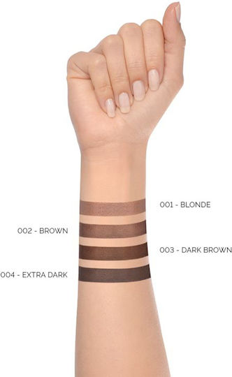 Pupa Milano True Eyebrow Pencil 002 Brown Μολύβι για Φρύδια σε Καστανή Απόχρωση 0.2gr