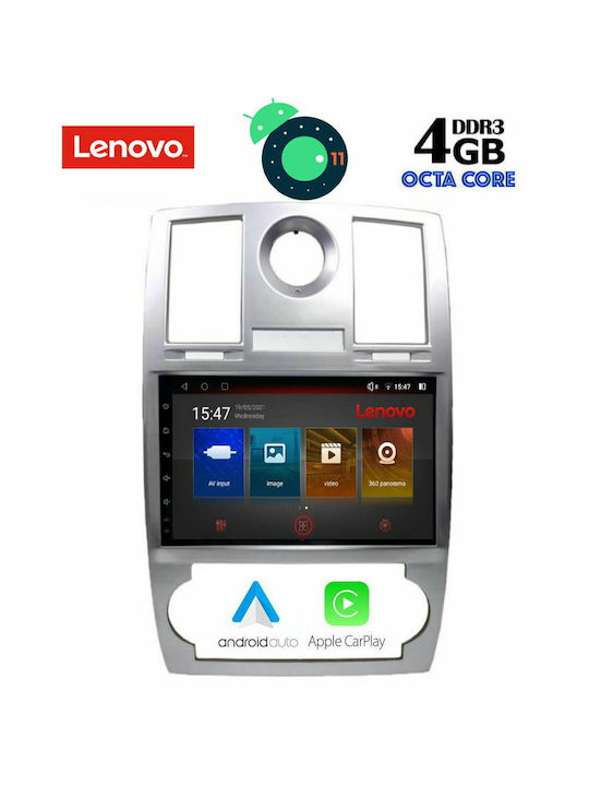 Lenovo Sistem Audio Auto Chrysler 300C 2005-2010 (Bluetooth/USB/AUX/WiFi/GPS/Apple-Carplay/Partitură) cu Ecran Tactil 10.1"